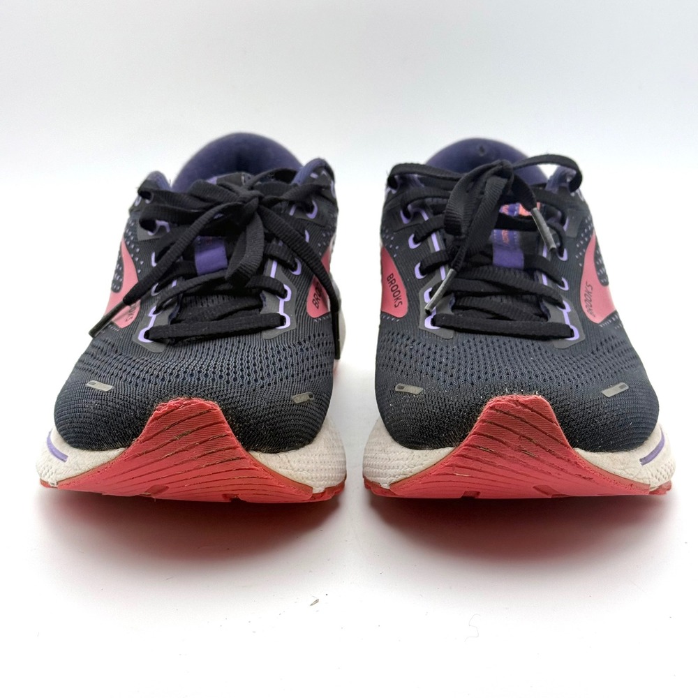 Brooks Adrenaline‎ GTS 22 Running Shoes Womens 9 Navy Purple Pink Athletic Snkr - Picture 12 of 13